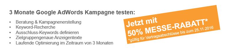 Angebot Google AdWords Kampagne testen