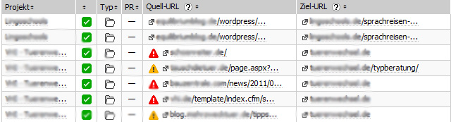 Ein Vorteil des Link Managers in der Searchmetrics Suite Premium: Alle wichtigsten Daten des Backlinks auf einen Blick. Wir können so die Aktualität des Links überwachen und sehen sofort, wenn ein Link "verlorengeht"