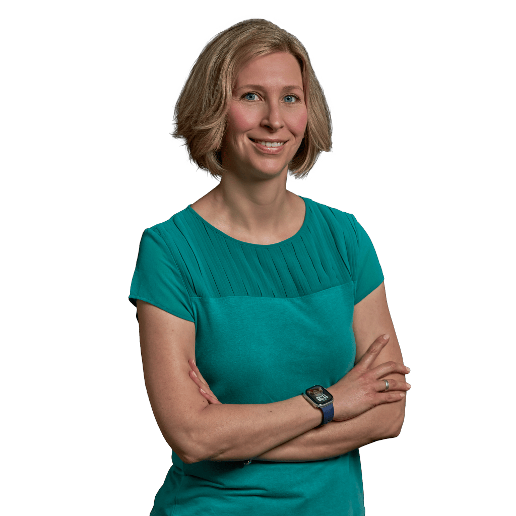 Freigestelltes Porträt von Christine Krummreich. Sie ist Ansprechpartnerin für alle Themen rund um Bewerbungen und Personal.