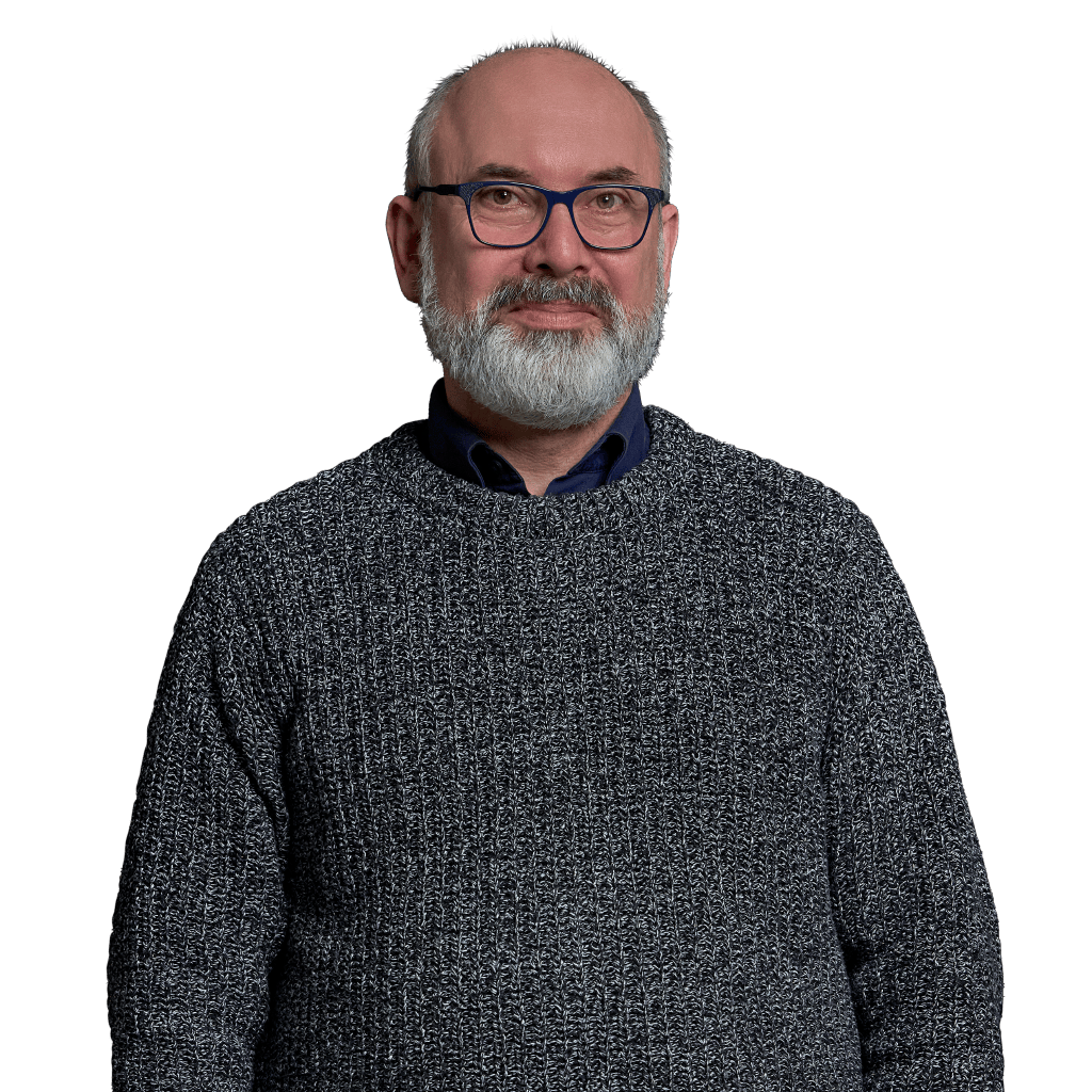 Porträt von Dirk Bongert, Kundenberater bei conversionmedia, freundlich lächelnd.