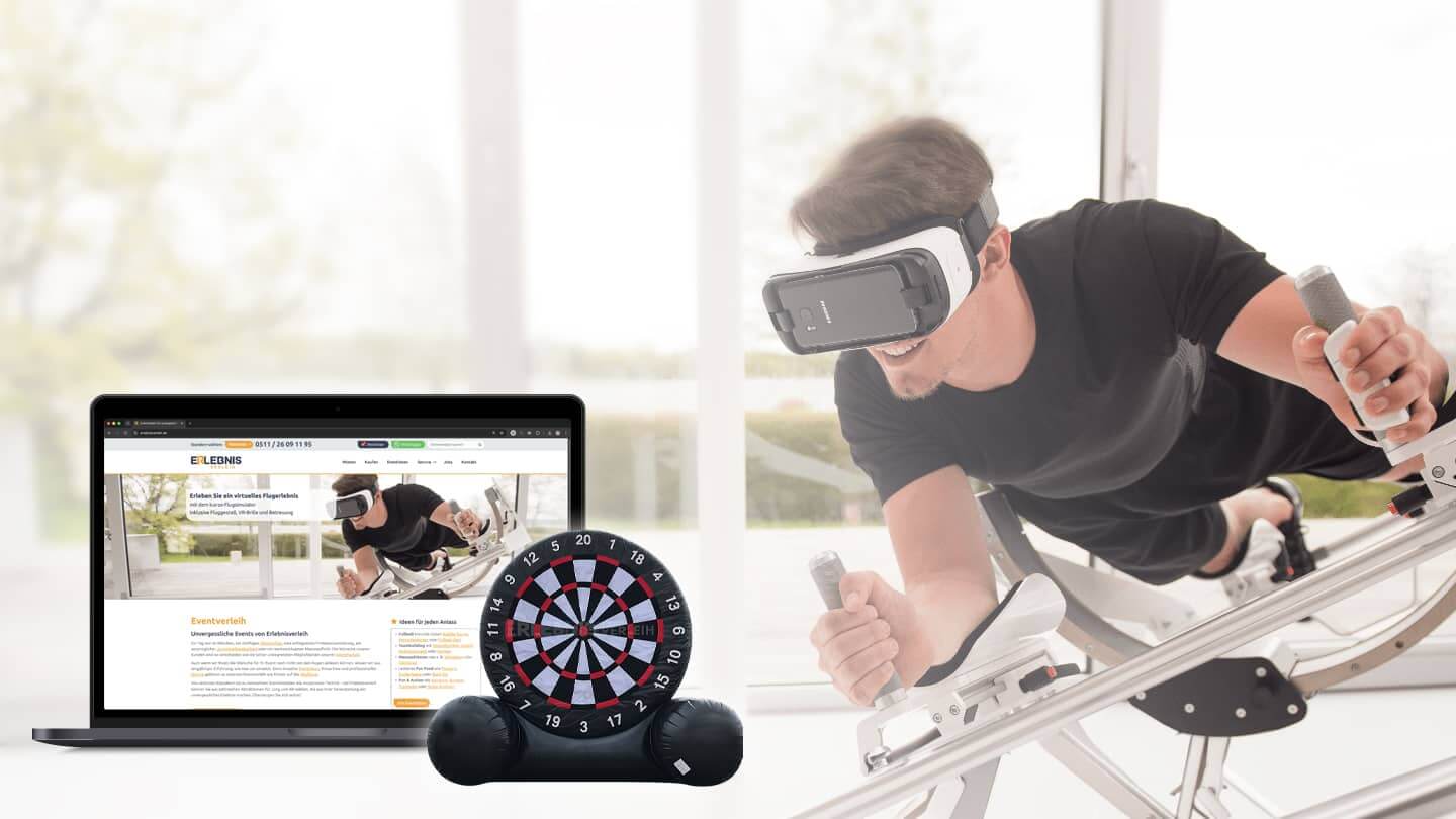Erlebnis Verleih Website Teaser