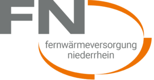 Logo von Fernwärmeversorgung Niederrhein in Farbe.