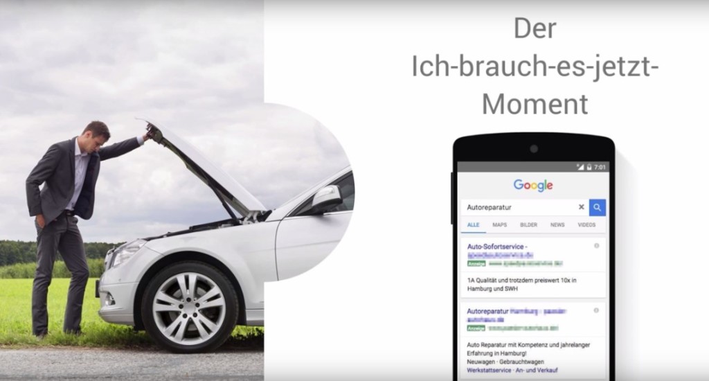 Google AdWords Anzeige