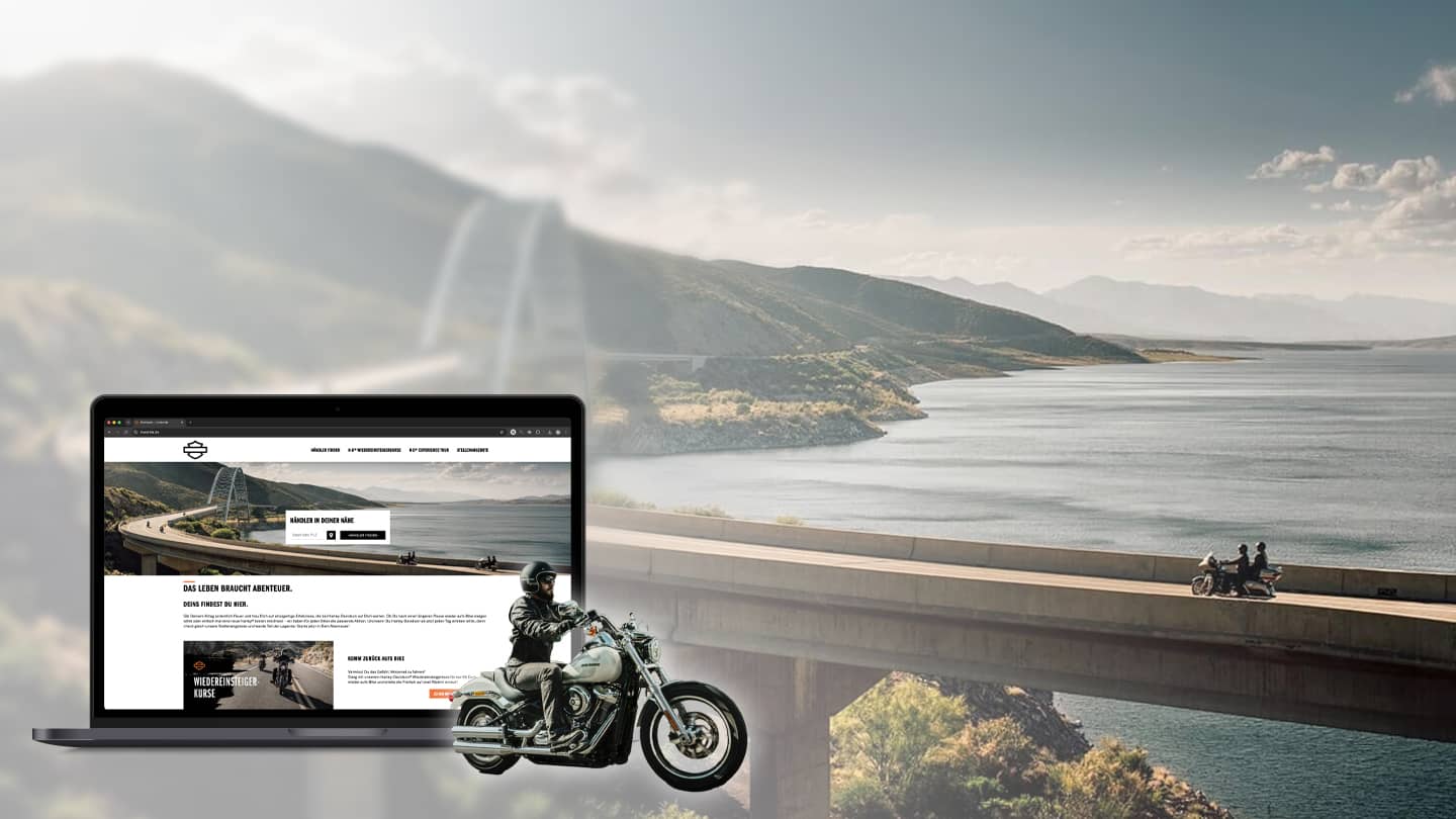 Harley Davidson Dinslaken Website Teaser