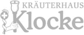 Logo von Kräuterhaus Klocke in grau.