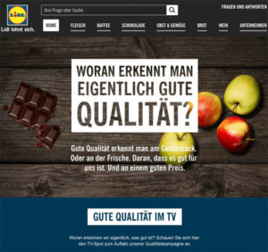 LIDL Imagewerbung: Woran erkennt man gute Qualität