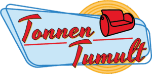 Logo von Tonnen Tumult in Farbe.