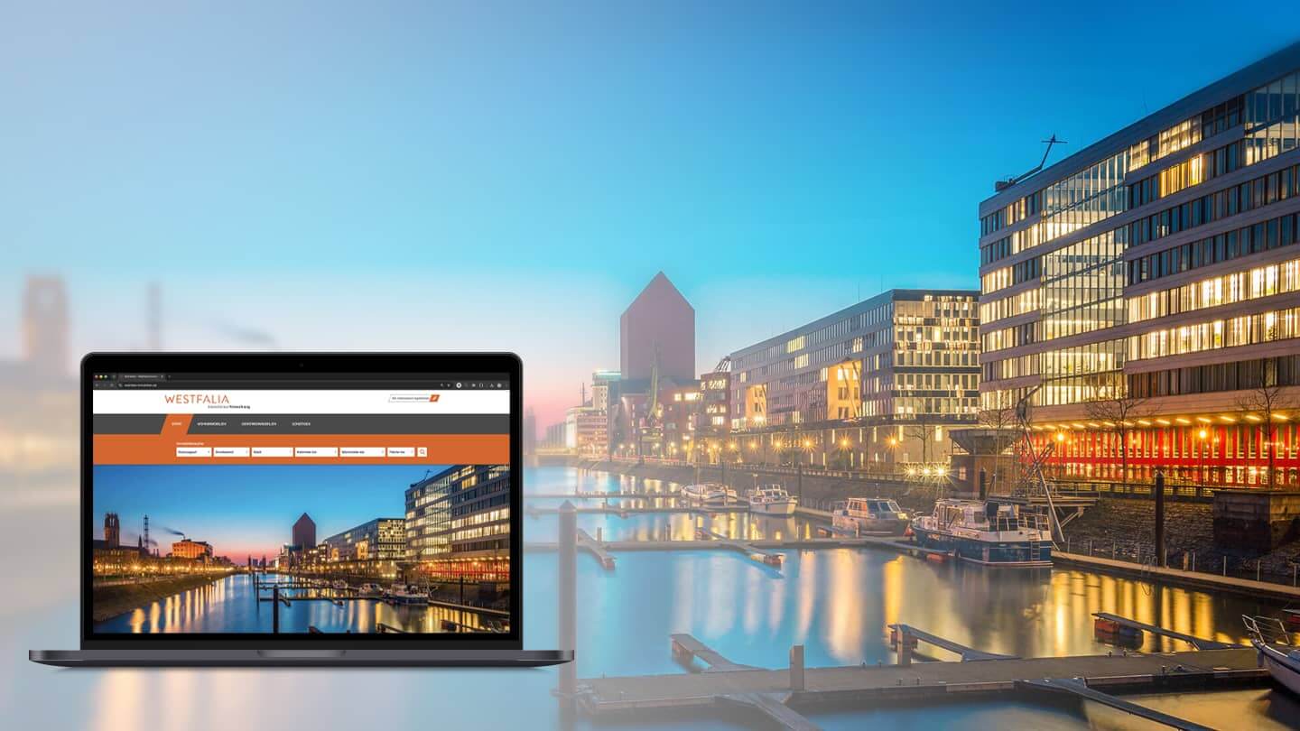 Westfalia Immobilien Website Teaser